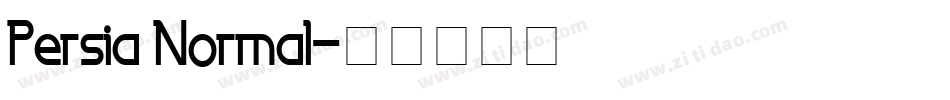 Persia Normal字体转换